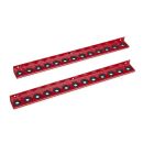 Ampullenleisten, 260 mm, rot für ULMER KOFFER I (2 Stck.)