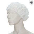 wiroBRACE Vlies-Hauben Barett weiß Ø 53 cm (100 Stck.)