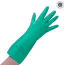 wiroDEFEND 28 Nitril Chemikalienschutzhandschuhe Gr. M/8 grün