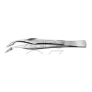 Carmalt Splitterpinzette gebogen 10,5 cm 0